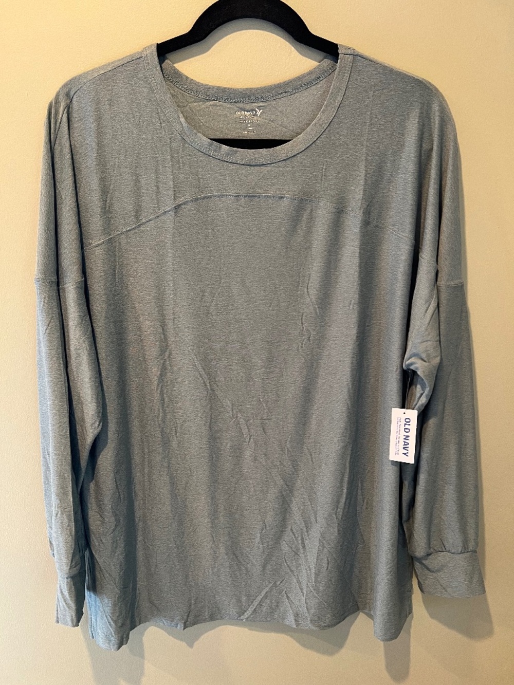 NEW Old Navy Women’s Active CloudMotion Long-Sleeve Tunic Blue Green Size M